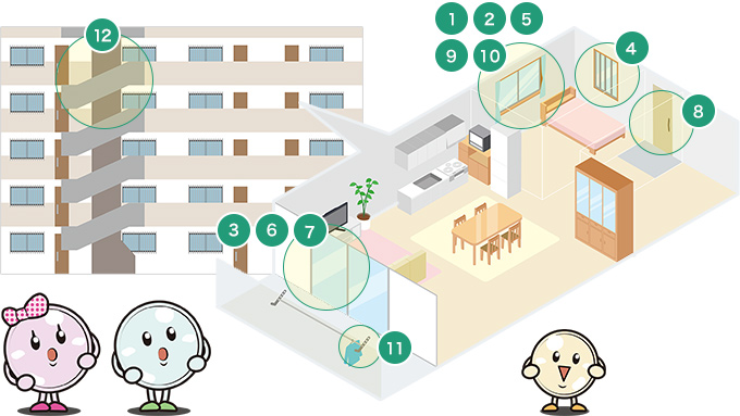 あなたのマンションの、窓や玄関ドアのお悩みはなんでしょう？