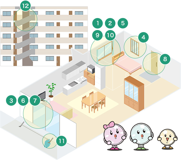 あなたのマンションの、窓や玄関ドアのお悩みはなんでしょう？